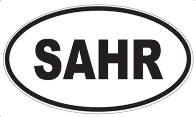 SAHR - Oval Magnet