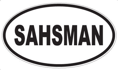 SAHSMAN - Oval Magnet