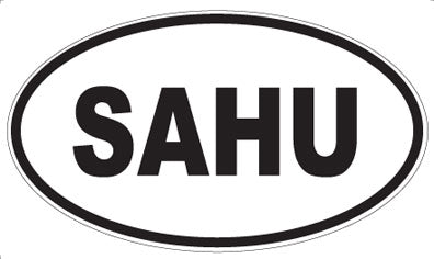 SAHU - Oval Magnet