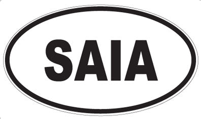SAIA - Oval Magnet
