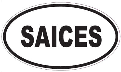 SAICES - Oval Sticker