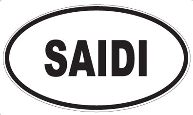 SAIDI - Oval Magnet