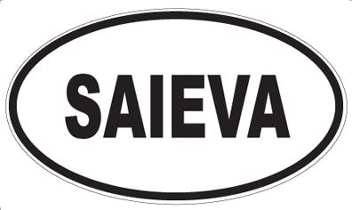 SAIEVA - Oval Sticker