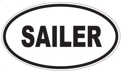 SAILER - Oval Sticker