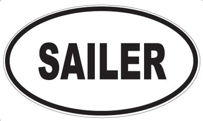 SAILER - Oval Magnet