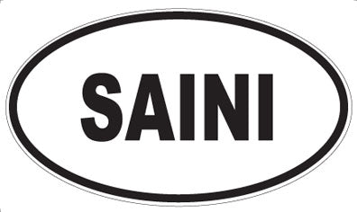 SAINI - Oval Magnet