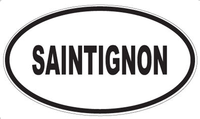 SAINTIGNON - Oval Sticker