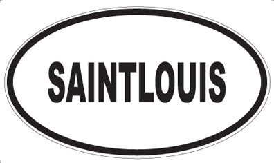 SAINTLOUIS - Oval Sticker