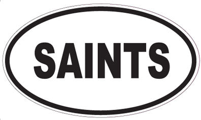 SAINTS - Oval Sticker