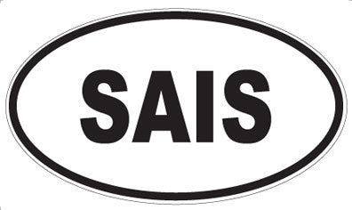 SAIS - Oval Magnet
