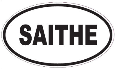 SAITHE - Oval Sticker