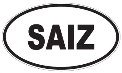 SAIZ - Oval Magnet