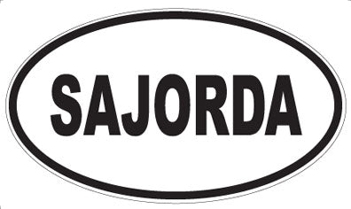 SAJORDA - Oval Magnet