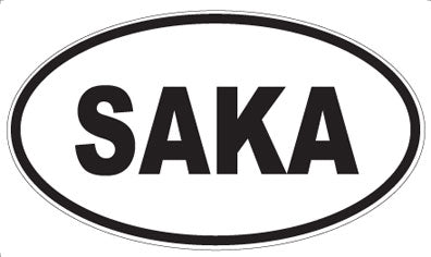 SAKA - Oval Sticker