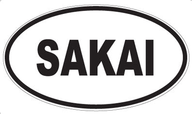 SAKAI - Oval Magnet