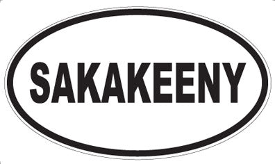 SAKAKEENY - Oval Magnet