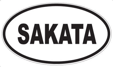 SAKATA - Oval Sticker