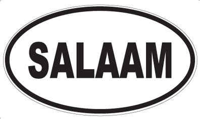 SALAAM - Oval Magnet