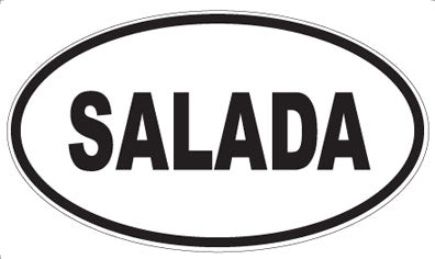 SALADA - Oval Magnet