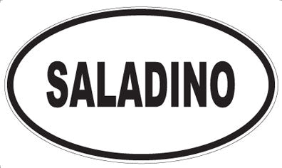 SALADINO - Oval Magnet
