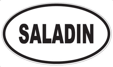 SALADIN - Oval Magnet
