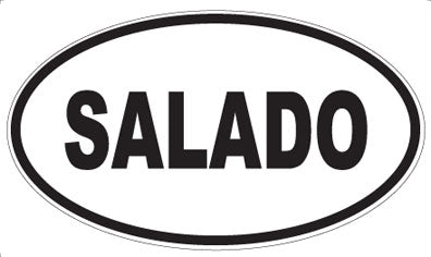 SALADO - Oval Magnet