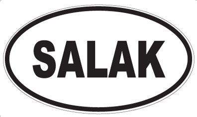 SALAK - Oval Sticker