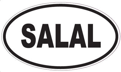 SALAL - Oval Sticker