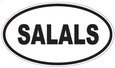 SALALS - Oval Sticker