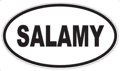 SALAMY - Oval Magnet