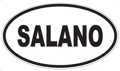 SALANO - Oval Sticker