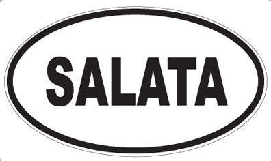 SALATA - Oval Magnet