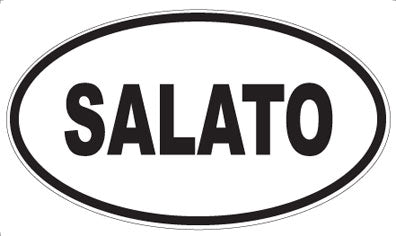 SALATO - Oval Sticker