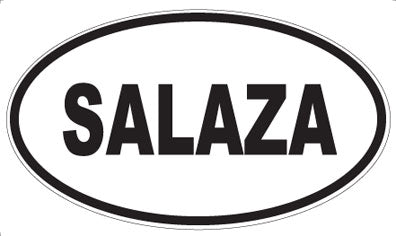 SALAZA - Oval Sticker