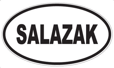 SALAZAK - Oval Sticker