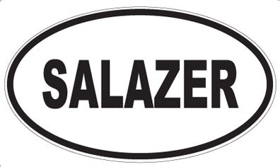 SALAZER - Oval Sticker