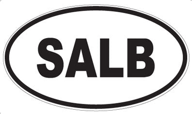 SALB - Oval Sticker