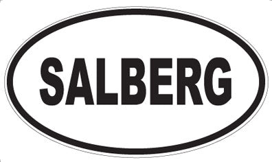 SALBERG - Oval Magnet