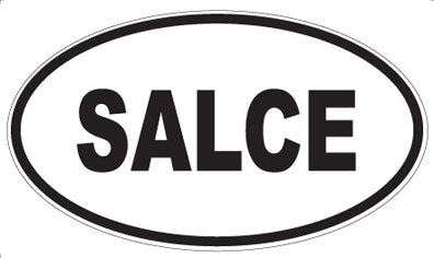 SALCE - Oval Sticker