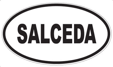 SALCEDA - Oval Sticker