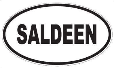 SALDEEN - Oval Magnet