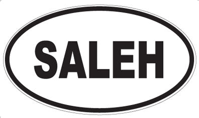 SALEH - Oval Magnet