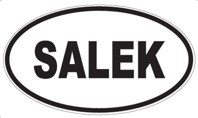 SALEK - Oval Magnet