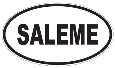 SALEME - Oval Magnet