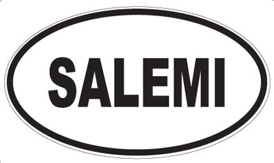 SALEMI - Oval Magnet