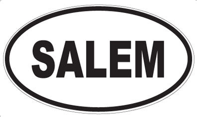 SALEM - Oval Magnet
