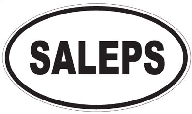SALEPS - Oval Sticker