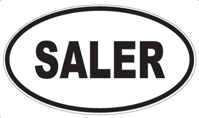 SALER - Oval Magnet