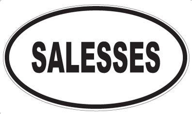 SALESSES - Oval Magnet