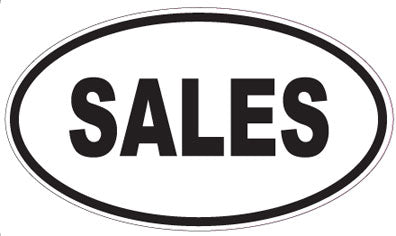 SALES - Oval Magnet